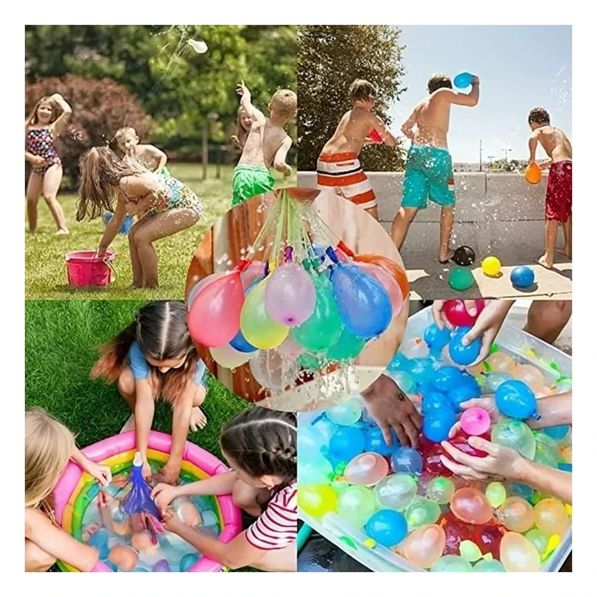 PELOTAS DE AGUA CON LLENADO RAPIDO PARA JUEGOS DE VERANO EN CASA Y+LIGAS REGALO - 5