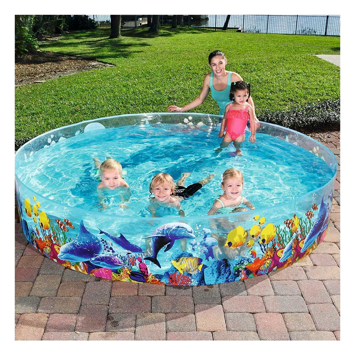 ALBERCA INFLABLE PARA ENTRETENIMIENTO Y+ENVOLTORIO DE REGALO - 1