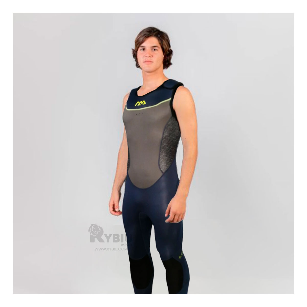TRAJE BAÑO HOMBRE RYBIU C-M18WS-NAM AZUL ELEGANTE NADAR + GIFT MINIAGENDA - 1