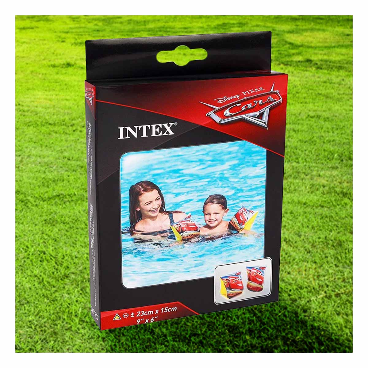 INFLABLE PARA NADO 23X15CM CARRO Y+BANDERITAS ADHESIVAS - 4