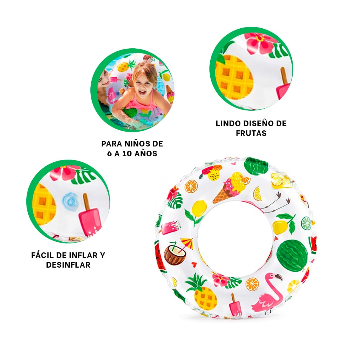 INFLABLE INFANTIL MODERNO DE FRUTAS Y+GIFT MINIAGENDA - 2