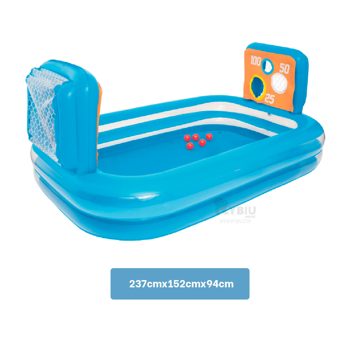 PILETA FUNCIONAL PARA BEBES COLOR CELESTE Y+REGALO AGENDITA - 5