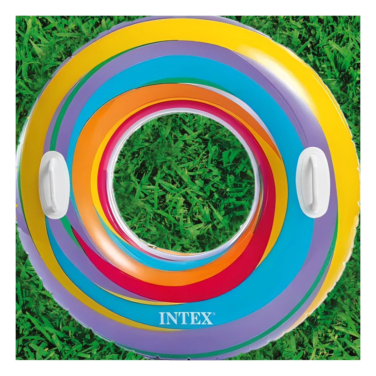 INFLABLE PORTATIL PARA PILETA CELESTE Y+REGALO STICKERS - 1