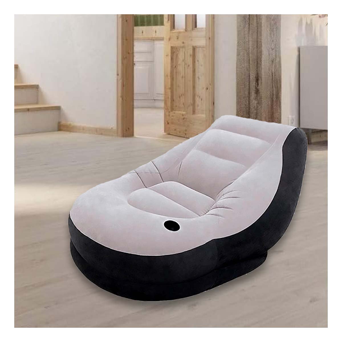 SOFA MODULAR RYBIU 68564NP CELESTE CON FUNCION ADICIONAL + PAPEL REGALO - 5