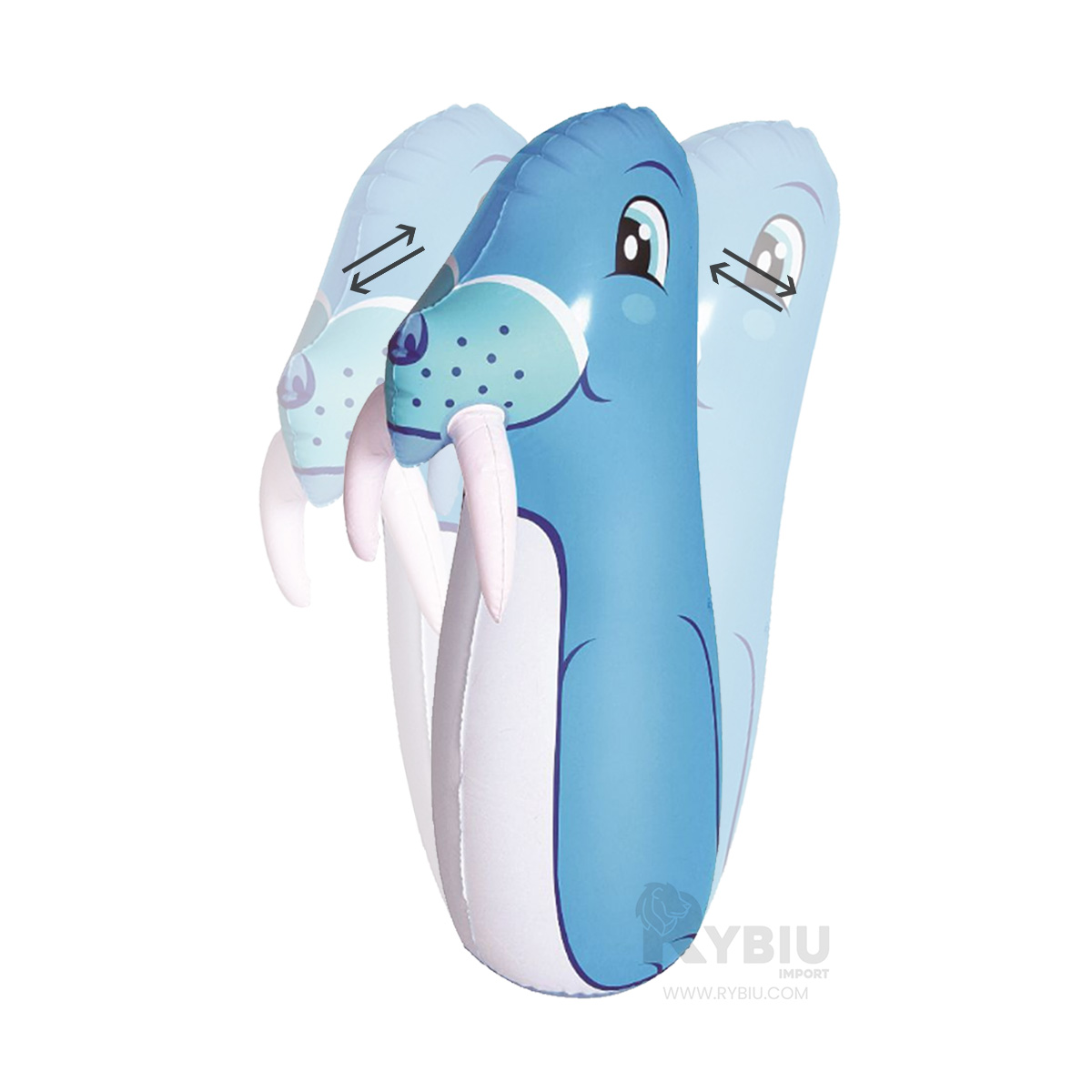 PORFIADO INFANTIL CON FIGURA EN FOCA Y+PAPEL DE REGALO - 1