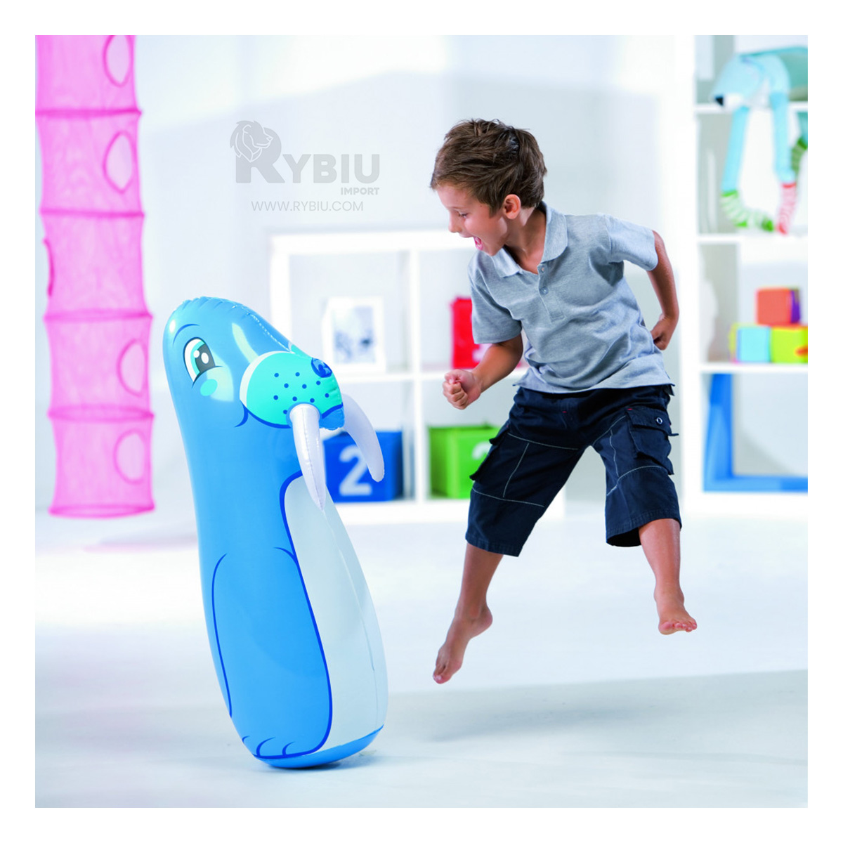 PORFIADO INFANTIL CON FIGURA EN FOCA Y+PAPEL DE REGALO - 2