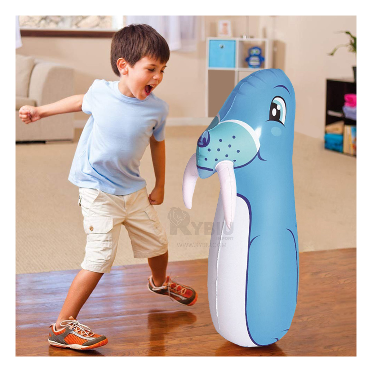 PORFIADO INFANTIL CON FIGURA EN FOCA Y+PAPEL DE REGALO - 3