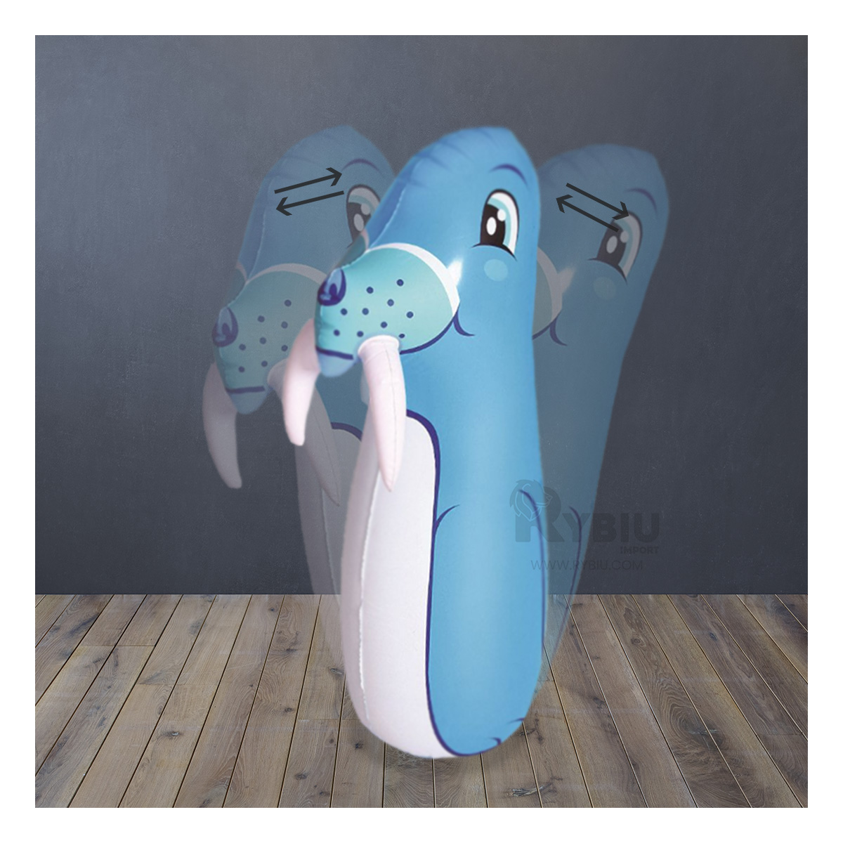 PORFIADO INFANTIL CON FIGURA EN FOCA Y+PAPEL DE REGALO - 4