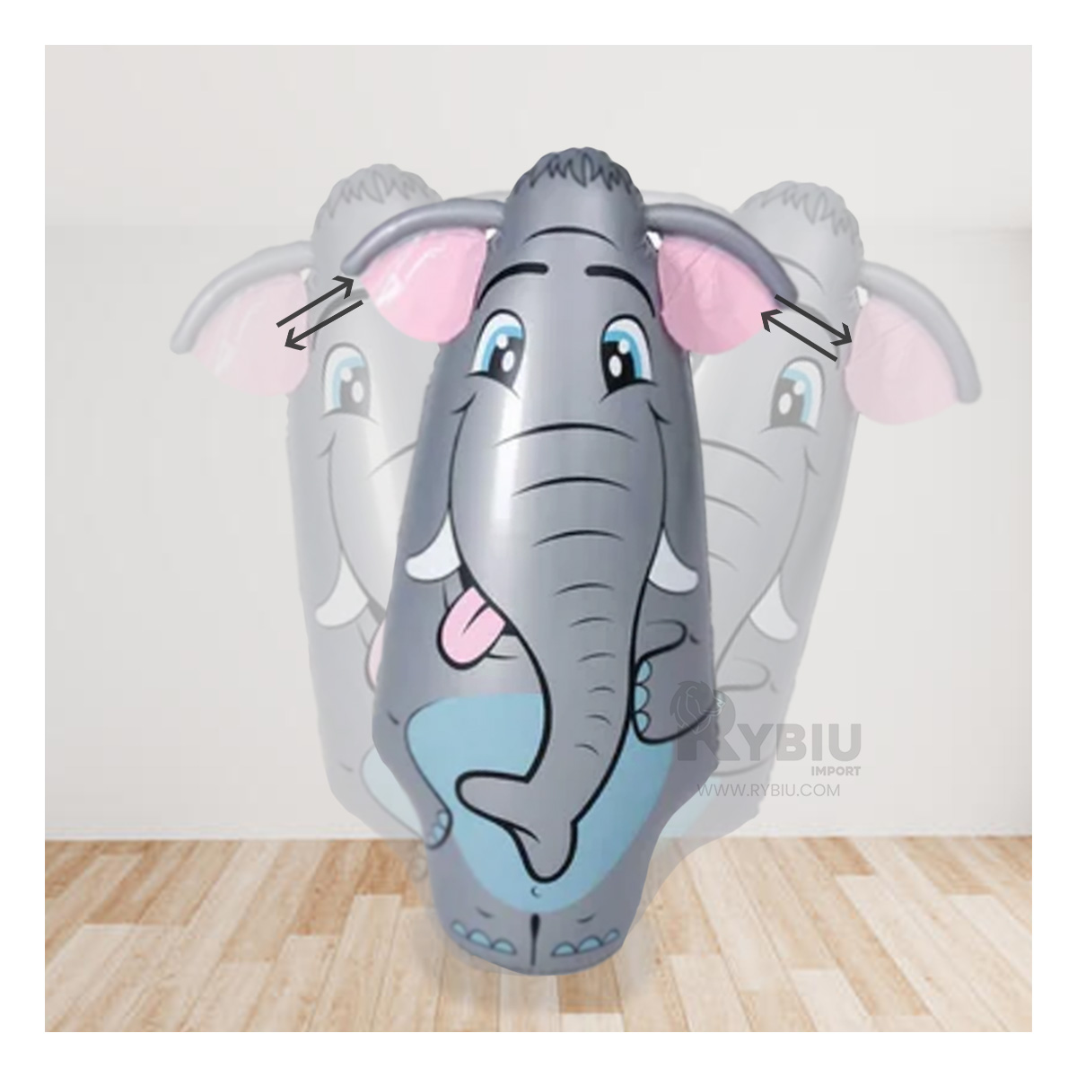 JUGUETE INFLABLE PARA GOLPEAR EN ELEFANTE Y+GIFT MINIAGENDA - 2
