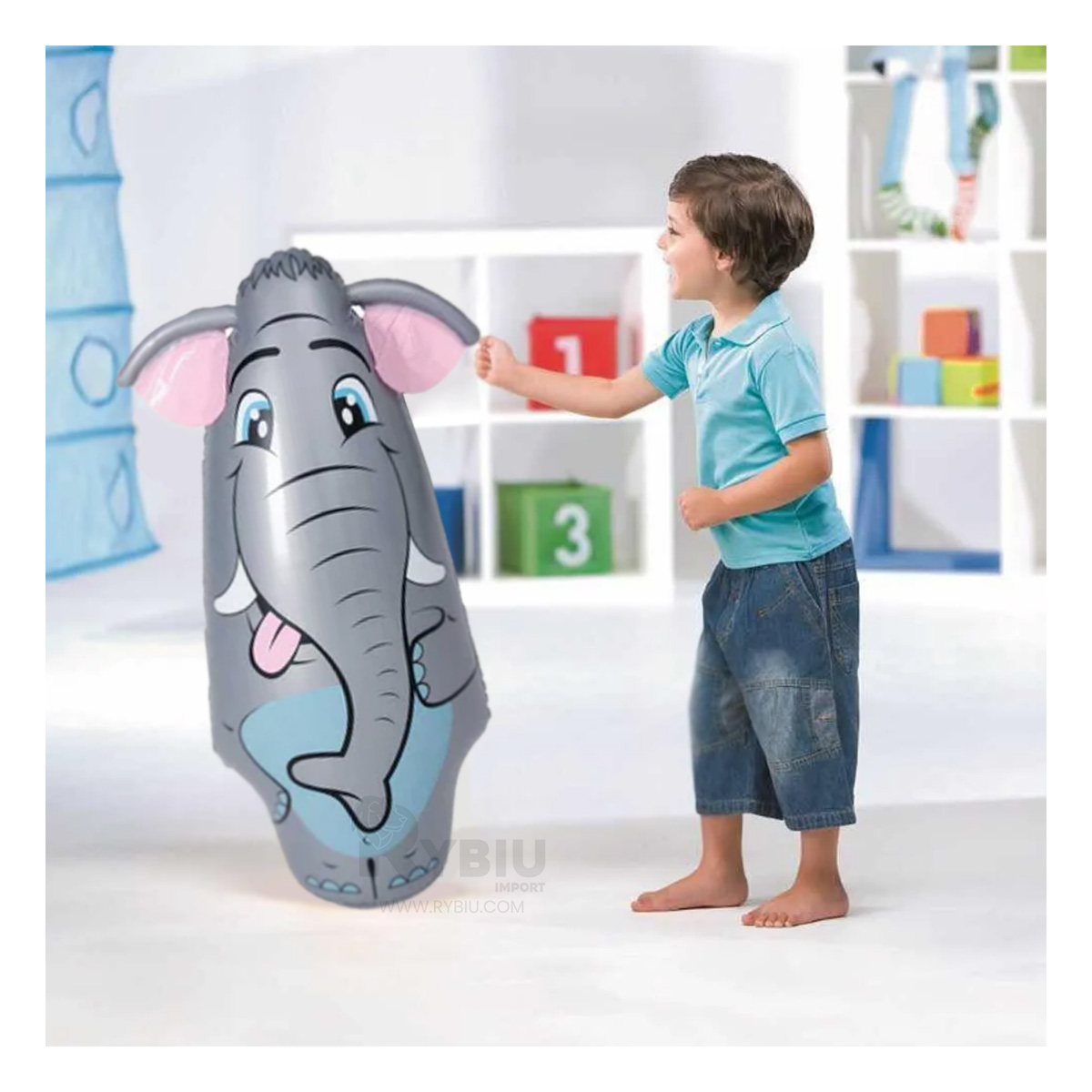 JUGUETE INFLABLE PARA GOLPEAR EN ELEFANTE Y+GIFT MINIAGENDA - 3