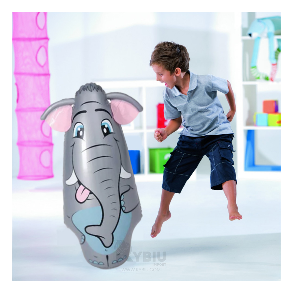 JUGUETE INFLABLE PARA GOLPEAR EN ELEFANTE Y+GIFT MINIAGENDA - 4