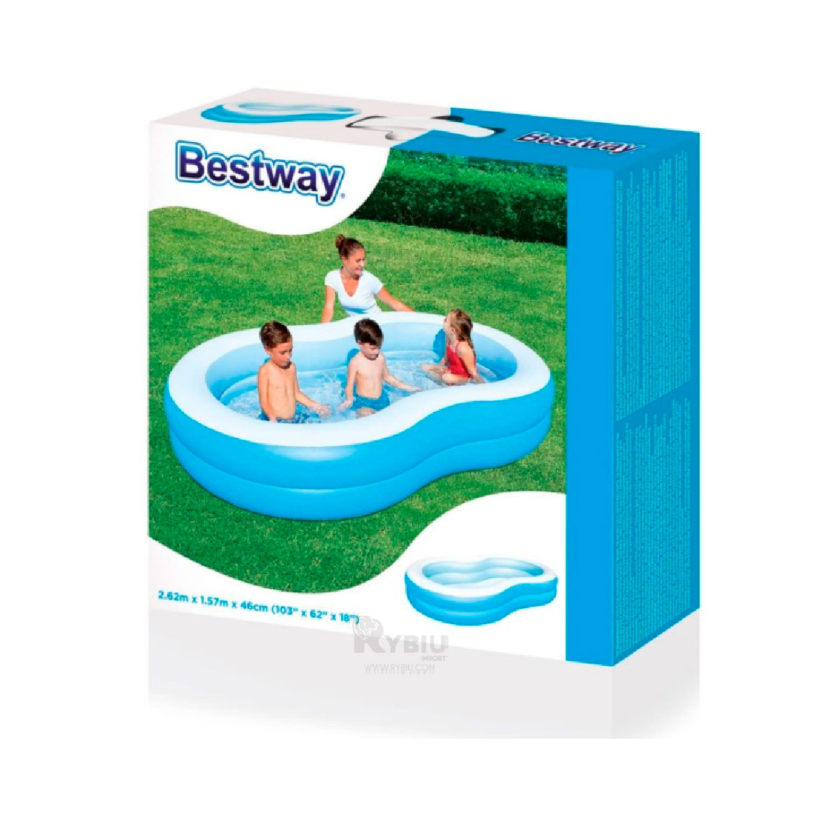PILETA CON ESPACIO AMPLIO JUVENIL Y+REGALO LIGAS PARA PEINAR - 1
