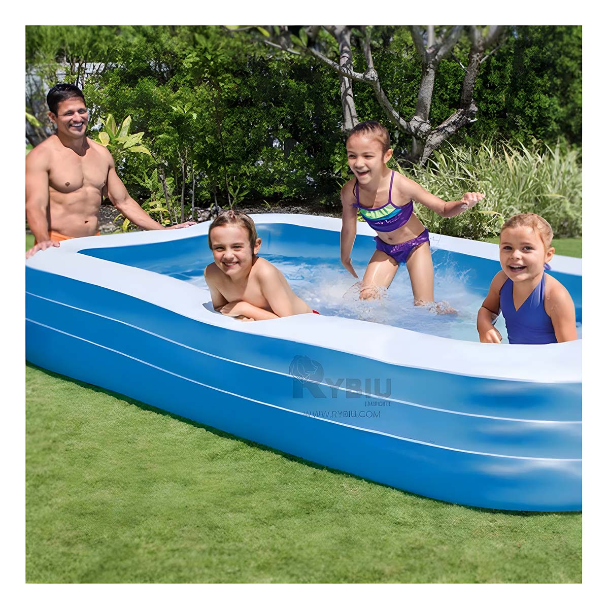 PISCINA REFRESCANTE INFANTIL DE CELESTE Y+PAPEL DE REGALO - 1