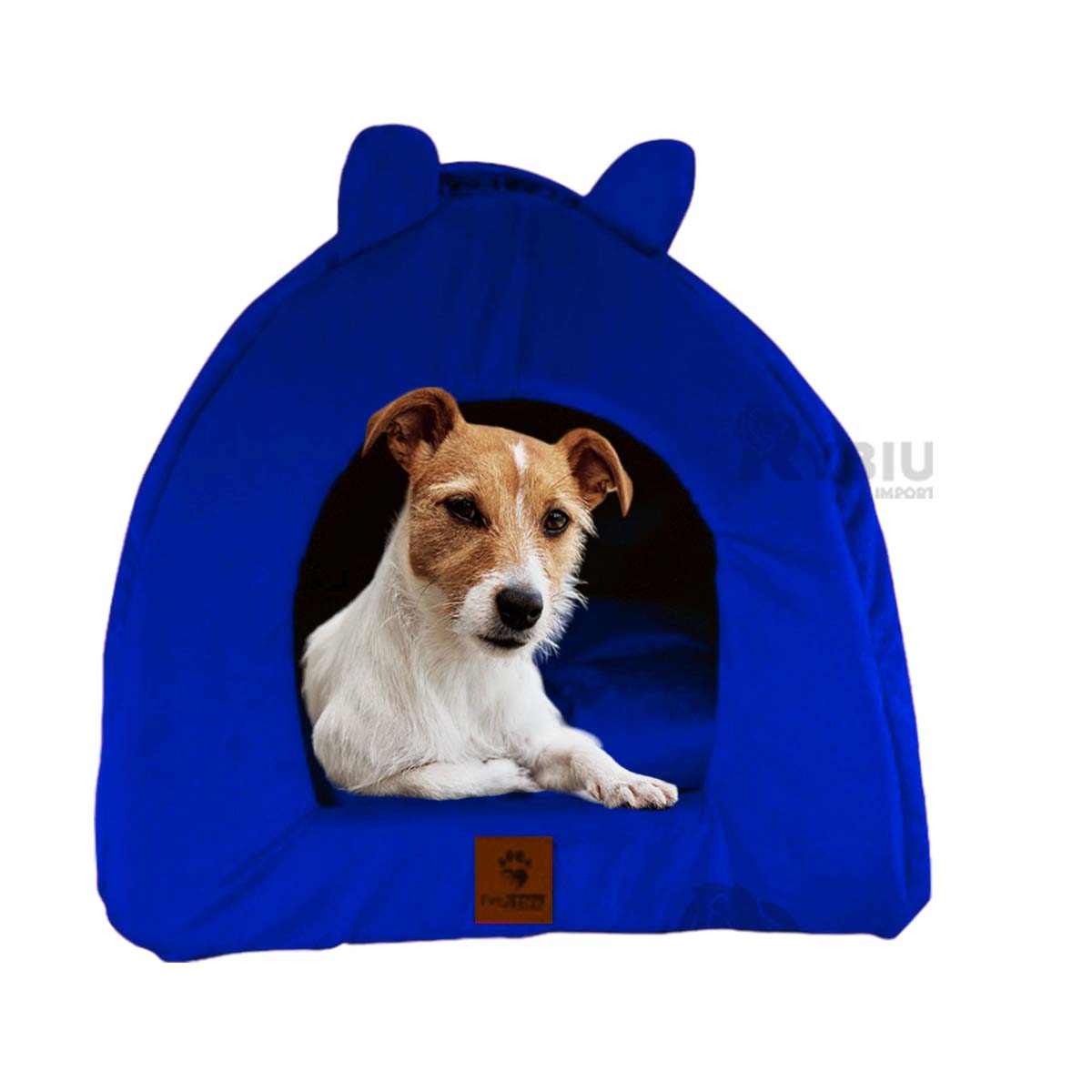 CAMA PERROS GATOS MA29091 MASCOTAS TALLA S VERDE AGUA RYBIU + PAPEL REGALO - 4
