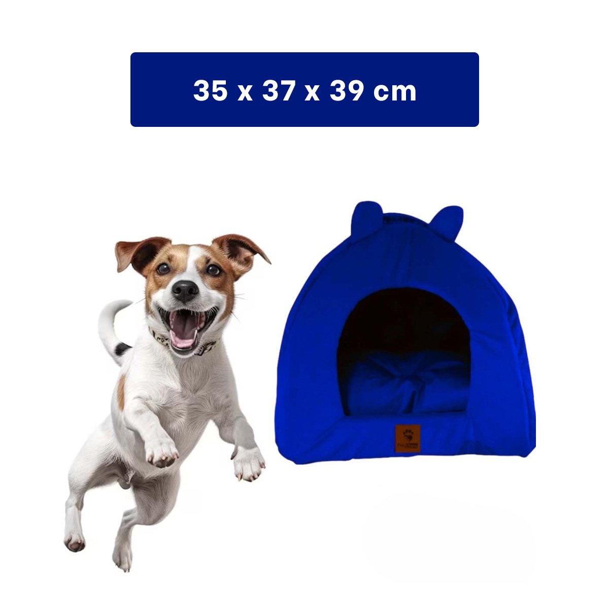 CAMA PERROS GATOS MA29091 TIPO IGLÚ ACOGEDORA MASCOTAS TALLA S VERDE AGUA RYBIU - 4