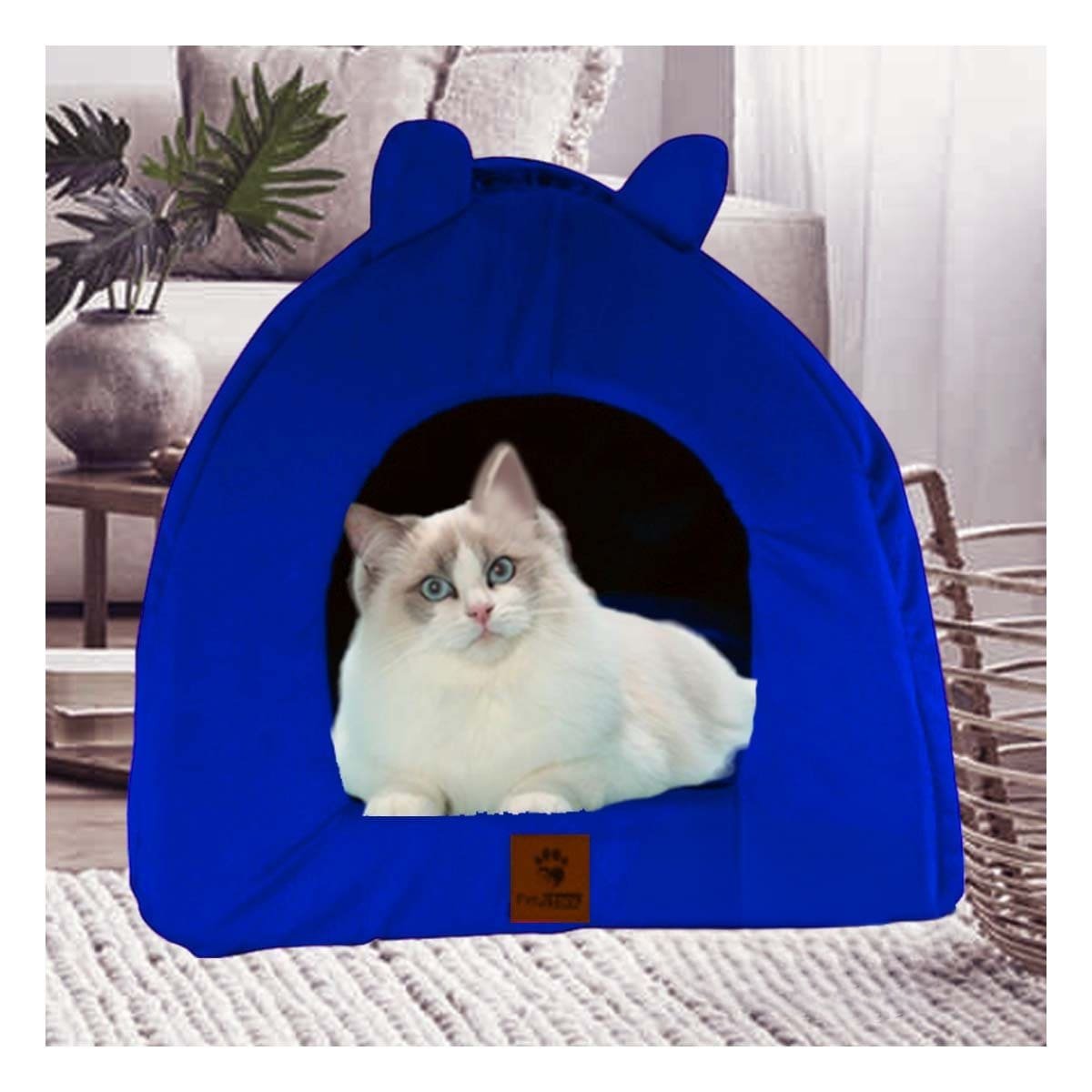 CAMA PERROS GATOS MA29091 PERRRO IGLU TALLA S REY RYBIU + PAPEL REGALO - 3