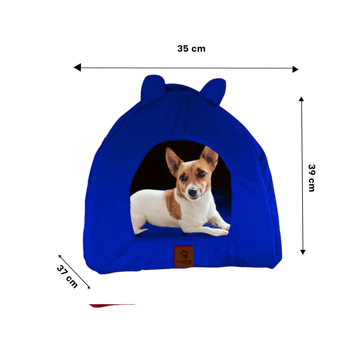 CAMA PERROS GATOS MA29091 PERRRO IGLU TALLA S REY RYBIU + PAPEL REGALO - 4