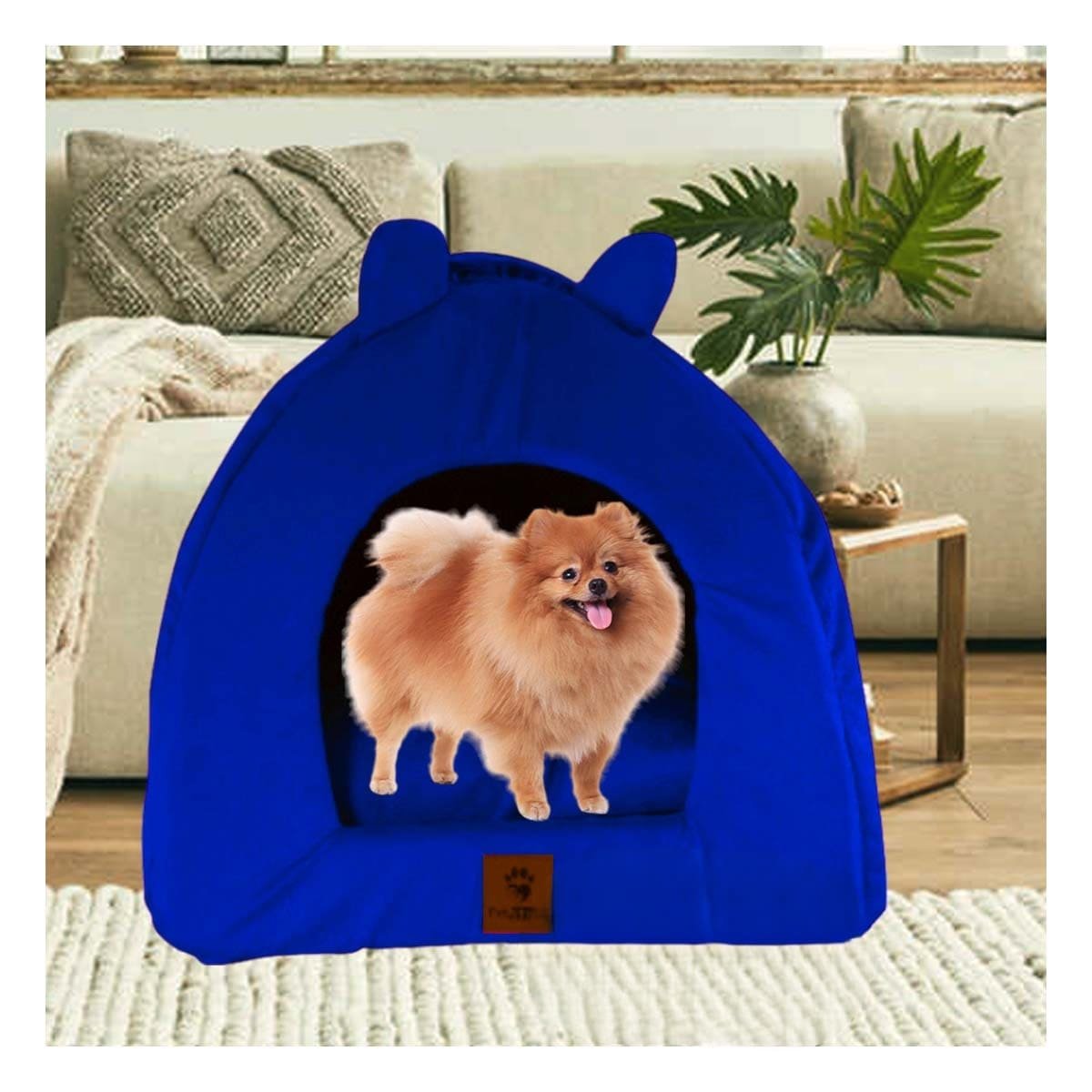CAMA PERROS GATOS MA29091 PERRRO IGLU TALLA S REY RYBIU + PAPEL REGALO - 5
