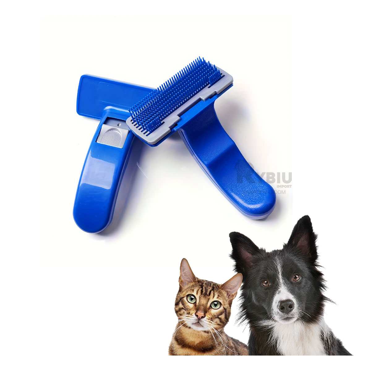 CEPILLO RYBIU MA29641 LIMPIEZA CAN PEQUENO AZUL + PAPEL REGALO - 2