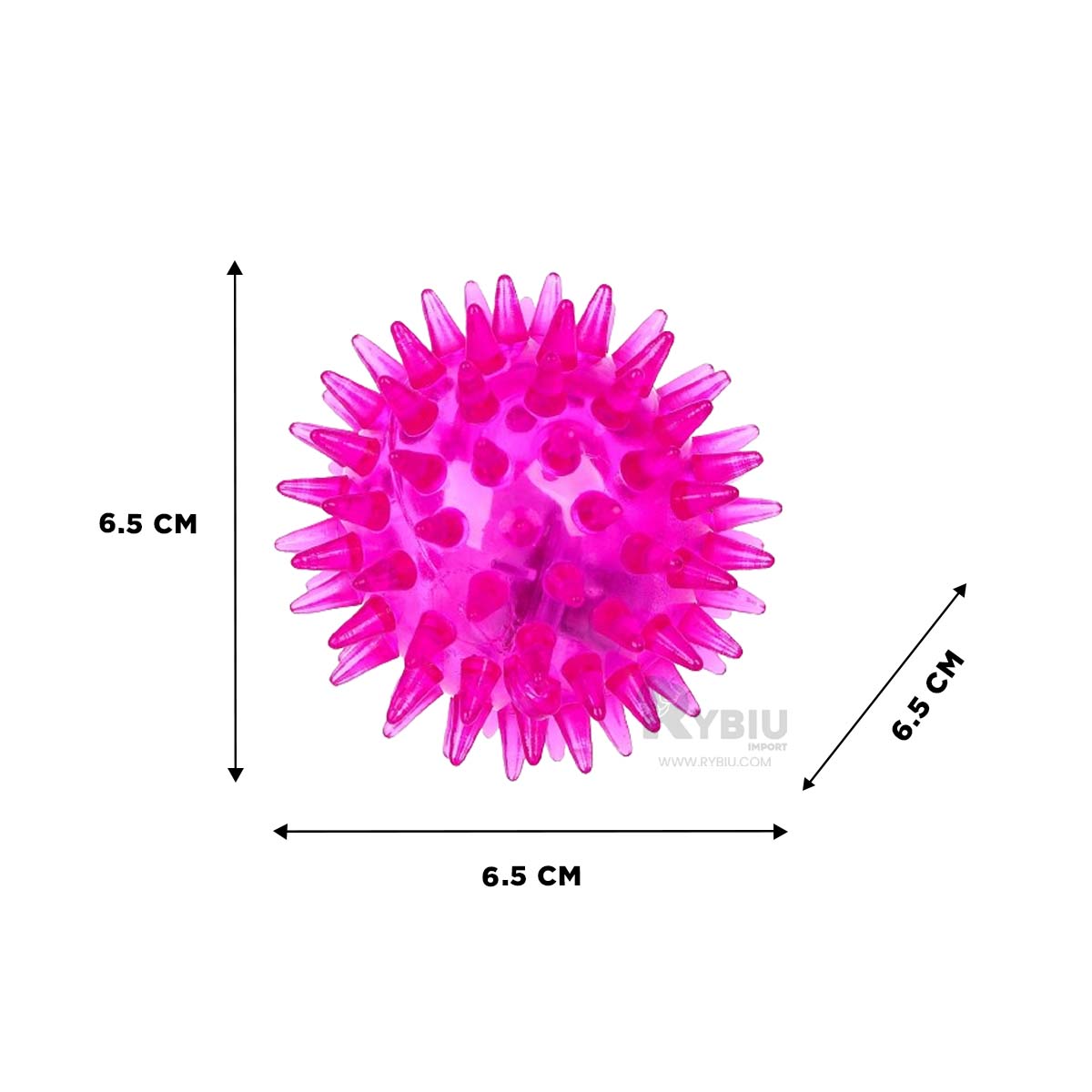 SET PERROS RYBIU DINAMICO PELOTAS EN ROSADO + PAPEL REGALO - 5