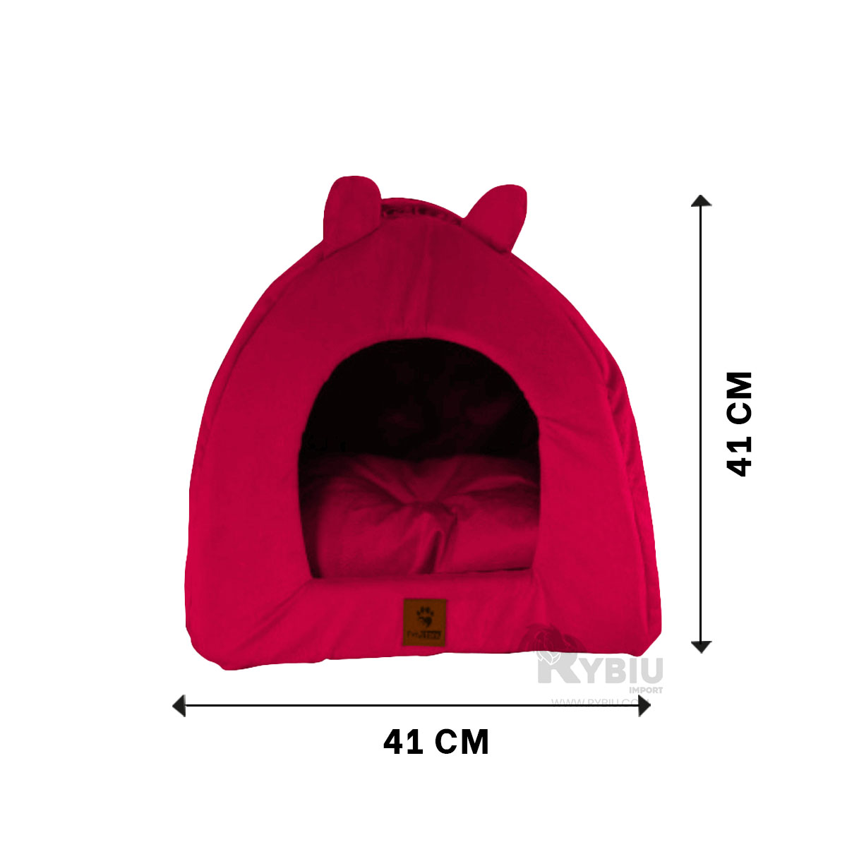 COLCHÓN PERROS MA29110 RYBIU CANINO ROJO TALLA L + ENVOLTORIO REGALO - 3