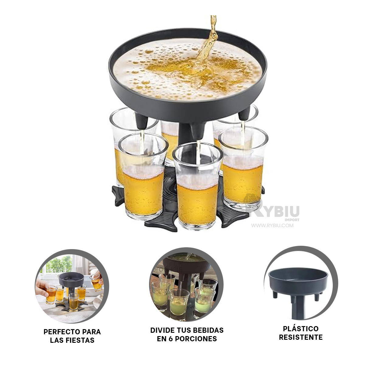 DISTRIBUIDOR ALCOHOL RYBIU JU30869 GRIS + REGALO AGENDITA - 2