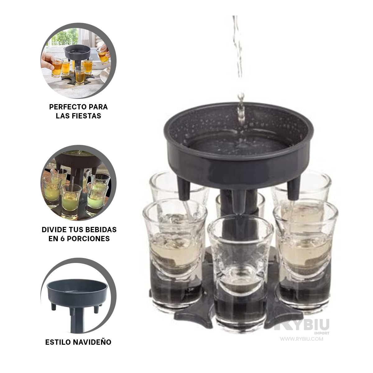 DISTRIBUIDOR ALCOHOL RYBIU JU30869 GRIS + REGALO AGENDITA - 3