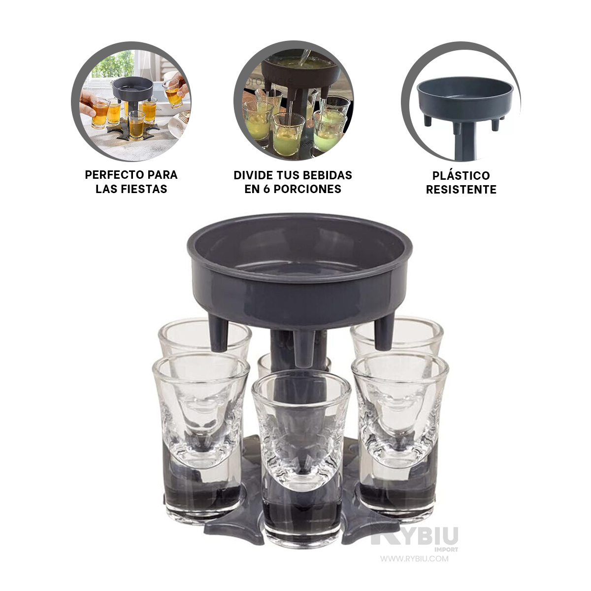 DISTRIBUIDOR ALCOHOL RYBIU JU30869 GRIS + REGALO AGENDITA - 4