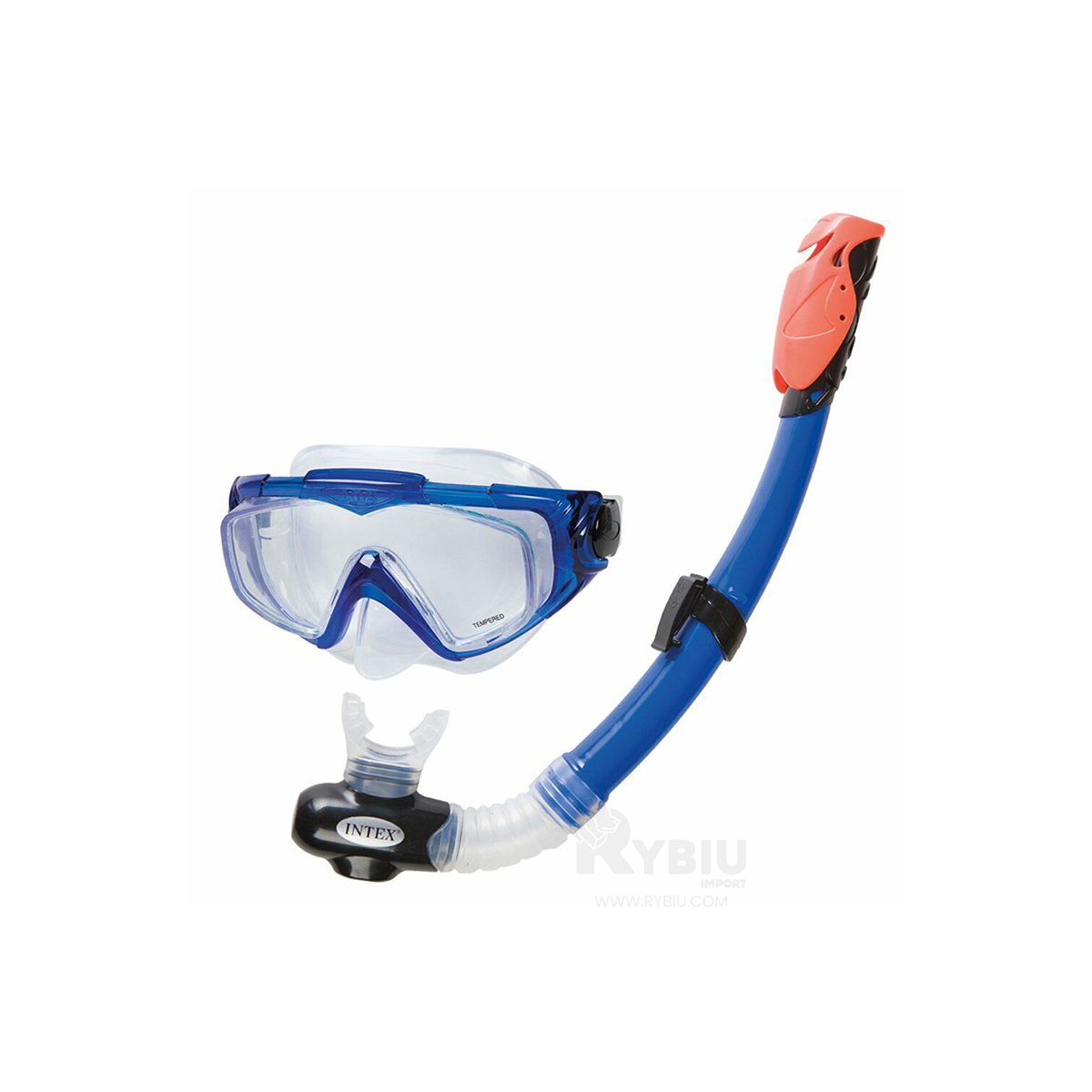 KIT NATACIÓN RYBIU 55962 LIGERO ACTIVIDAD ACUATICA AZUL + GIFT STICKERS - 4
