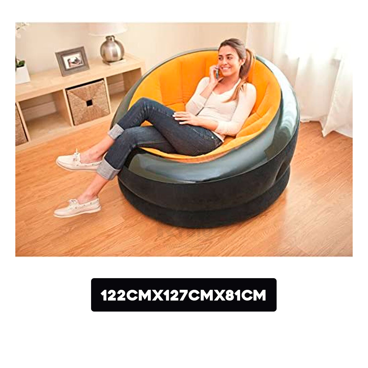 SILLON PARA AREA DE RELAJACION EN AMARILLO Y+REGALO AGENDITA - 5