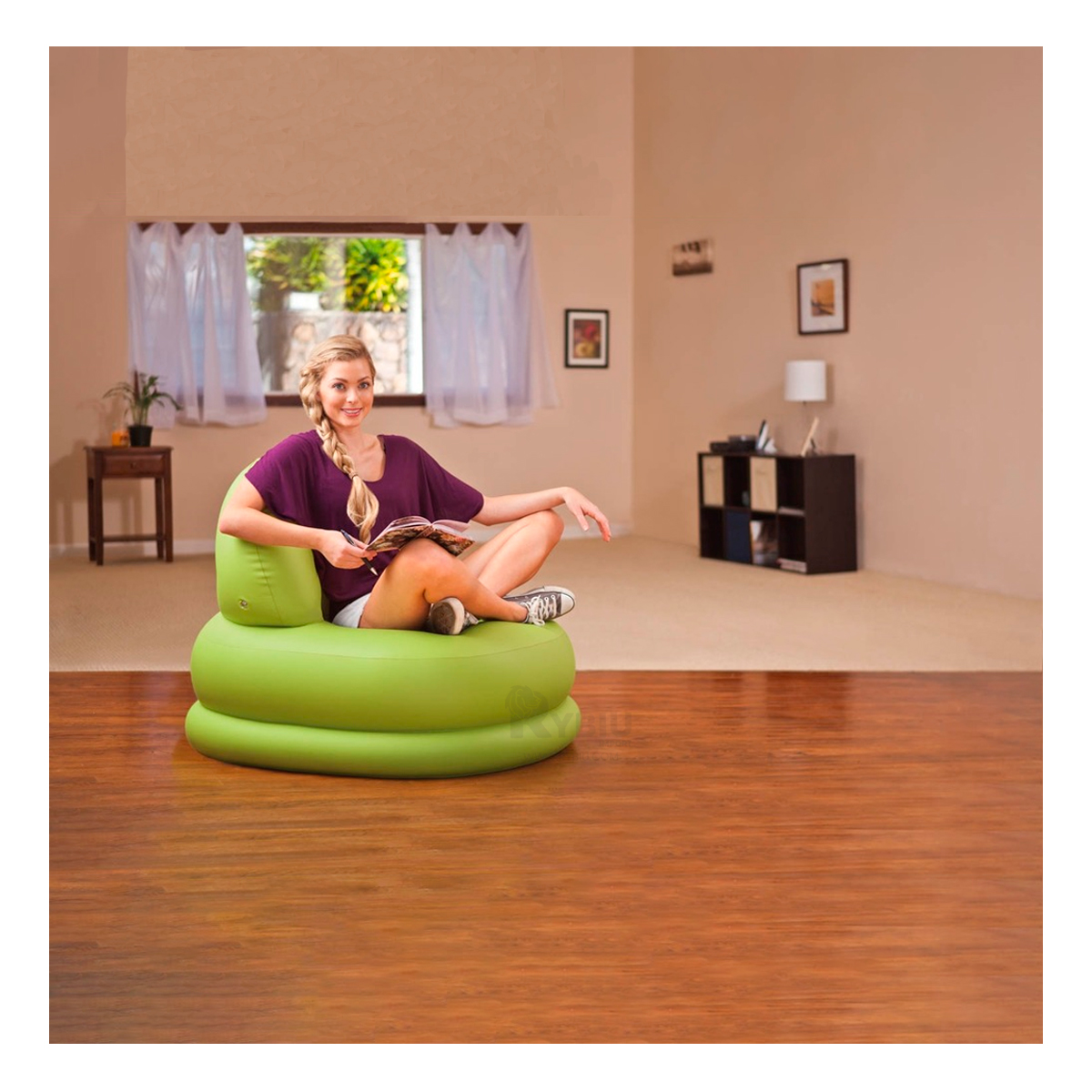 SILLON RYBIU 68592NP PARA SALA VERDE + ENVOLTORIO REGALO - 2