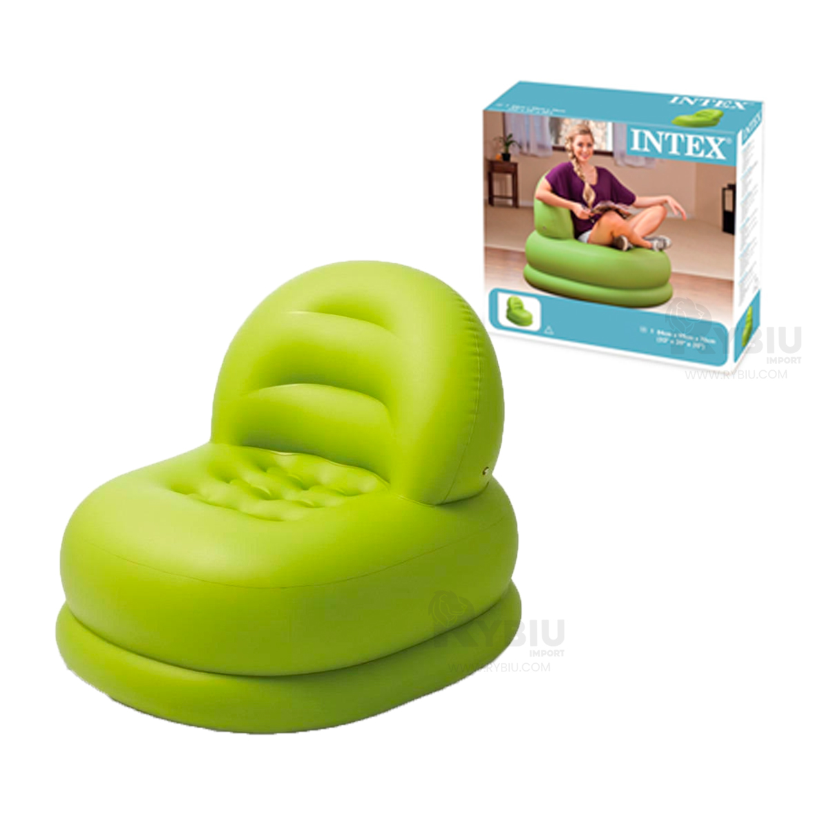 SILLON RYBIU 68592NP PARA SALA VERDE + ENVOLTORIO REGALO - 4