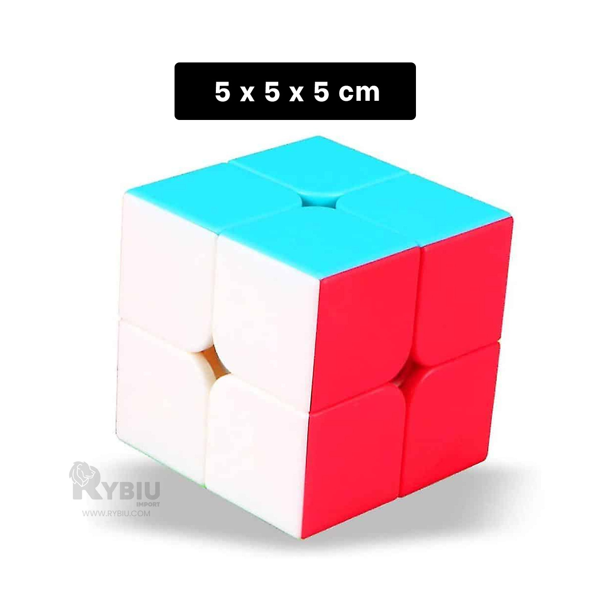 RUBIK MAGICO RESISTENTE EN MULTICOLOR Y+REGALO STICKERS - 5