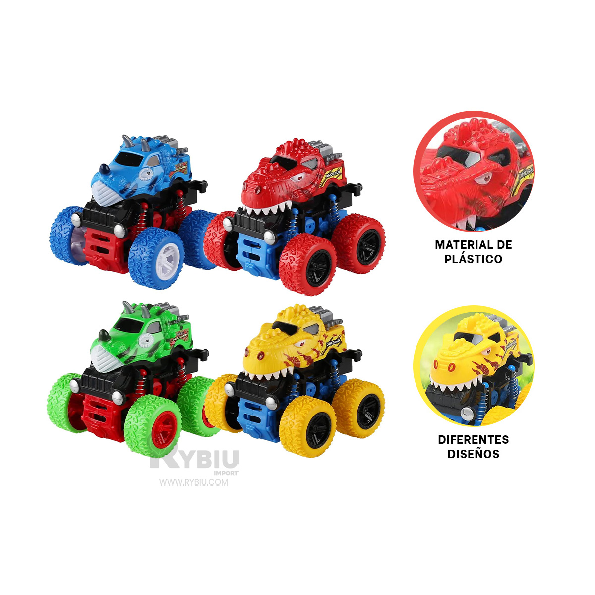 SET DE CARRO STUNT PARA NIÑOS Y+REGALO LIGAS PARA PEINAR - 2