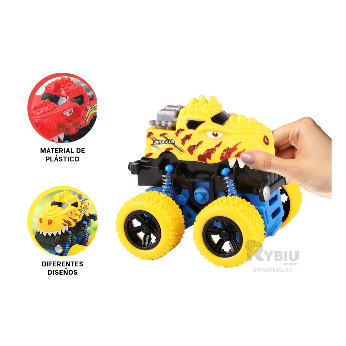 SET DE CARRO STUNT PARA NIÑOS Y+REGALO LIGAS PARA PEINAR - 3