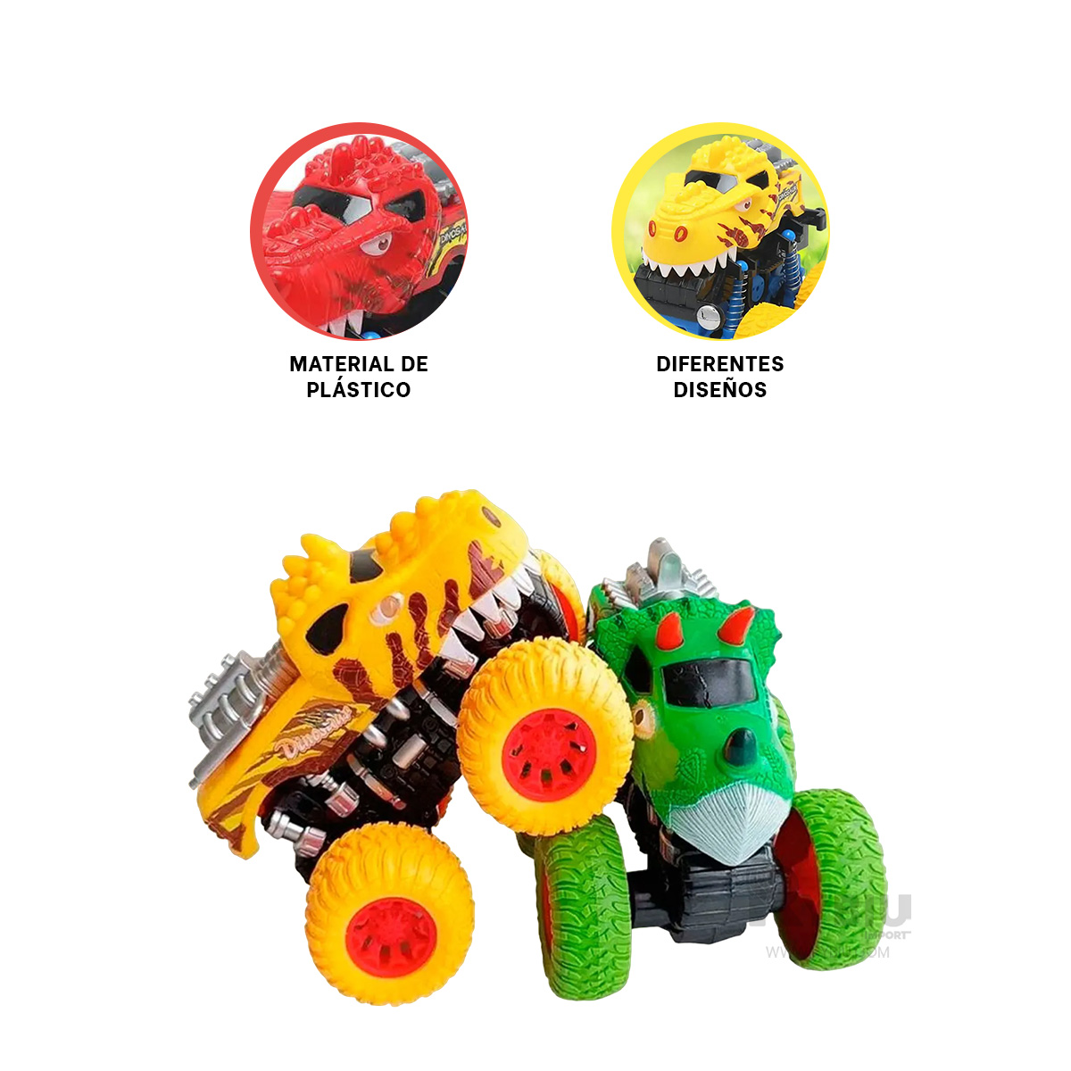 SET DE CARRO STUNT PARA NIÑOS Y+REGALO LIGAS PARA PEINAR - 4
