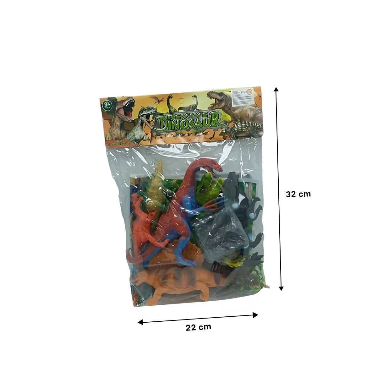 PAQUETE DE DINOSAURIOS MIXTO CON ACCESORIOS PARA JUEGO EN CASA YSTICKY - 4