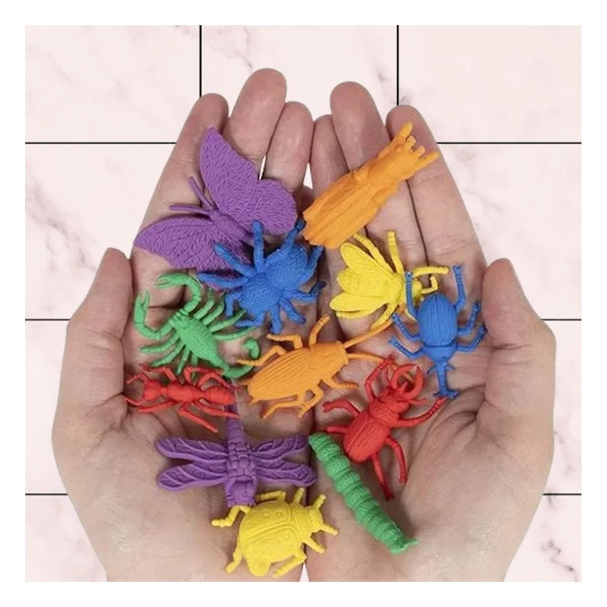 JUEGOS DE INSECTOS MULTICOLOR PARA RECREACION FAMILIAR YREGALO STICKER - 2