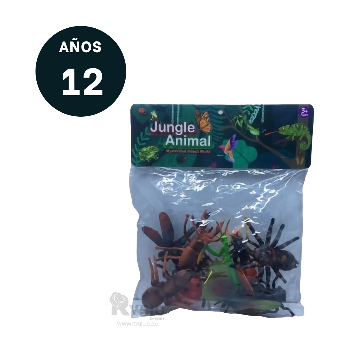 JUGUETES DE BICHO EN VARIOS COLORES Y+PAPEL DE REGALO - 5