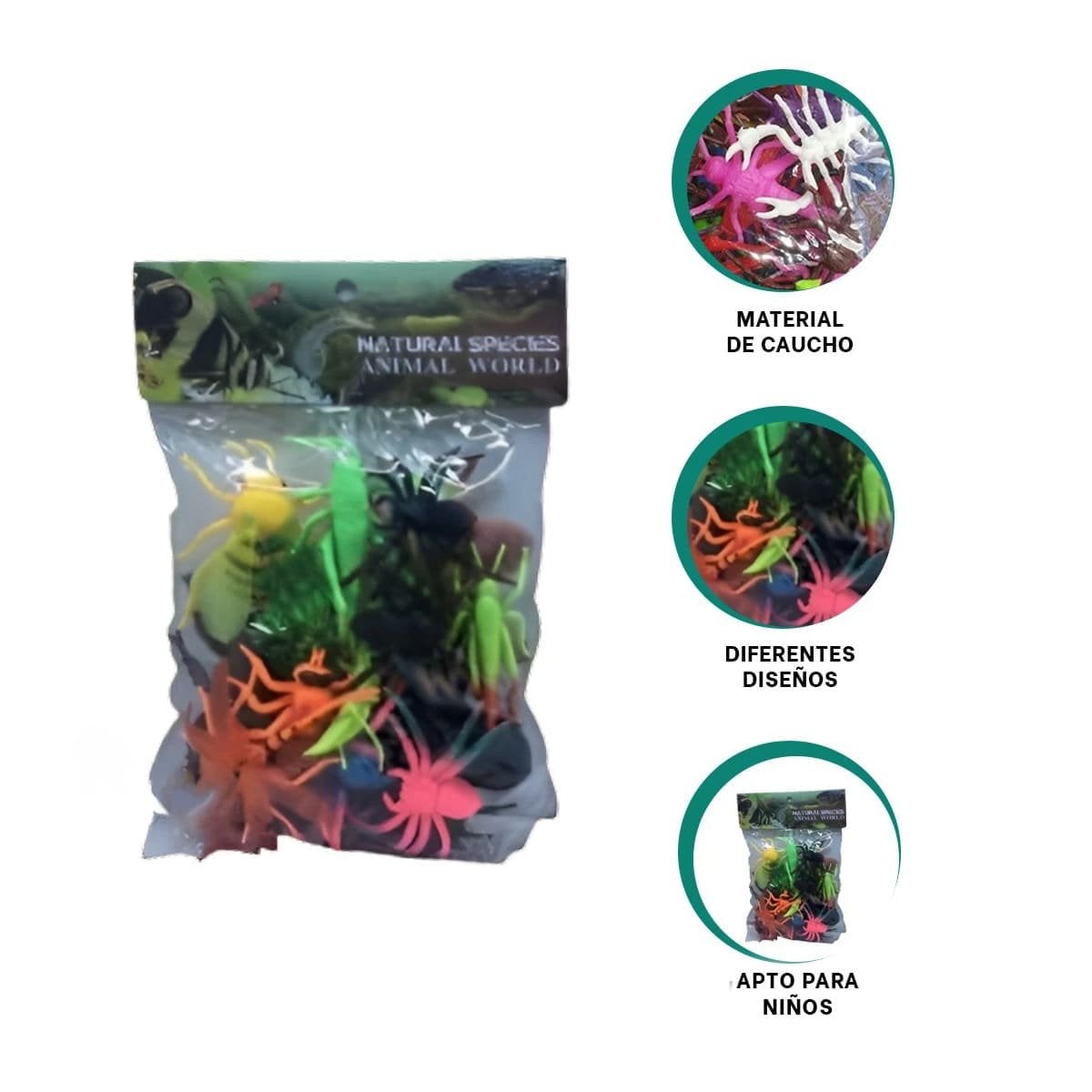 JUEGOS DE INSECTOS MULTICOLOR PARA DIVERSION EN CASA - 3