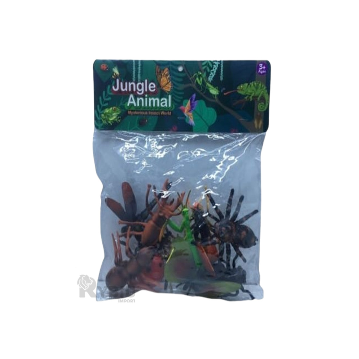 SET DE BICHOS JUEGUETE MULTICOLOR Y+REGALO LIGAS PARA PEINAR - 1