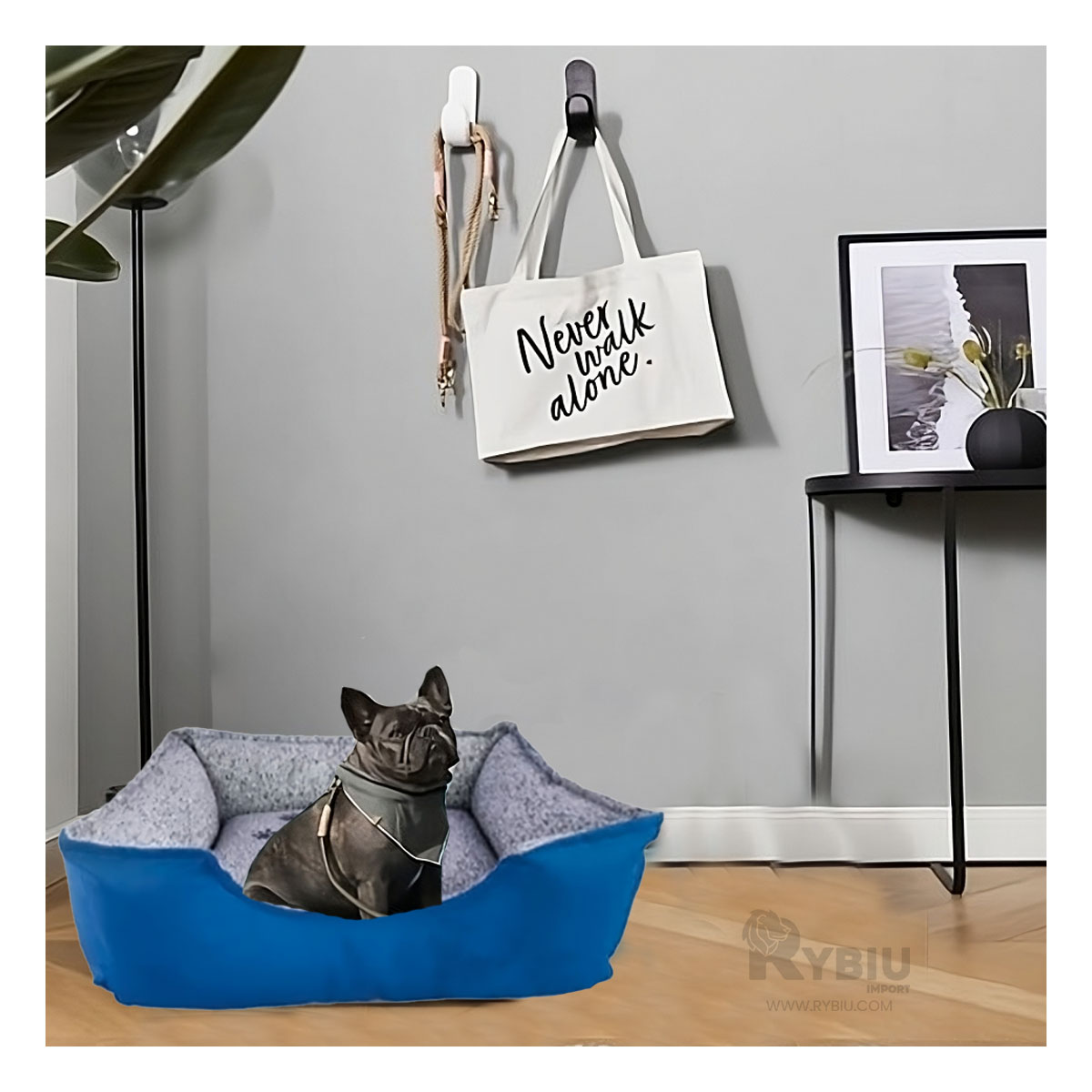 COLCHON PERROS MA31027 TALLA L AZUL RYBIU + REGALO AGENDITA - 3