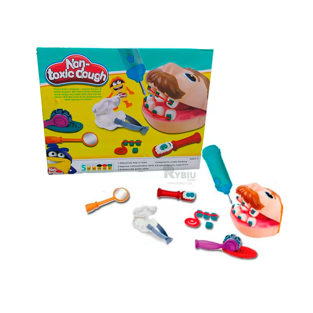 JUEGO RECREATIVO CON PLASTILINA MULTICOLOR Y+PAPEL DE REGALO - 2