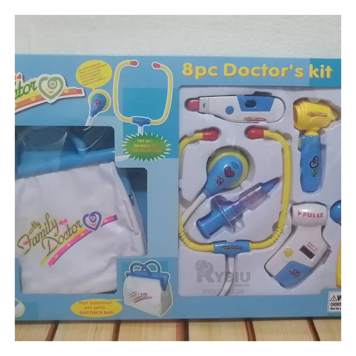 KIT TRANSPORTABLE Y LIGERO COLOR AZUL Y+ENVOLTORIO DE REGALO - 4