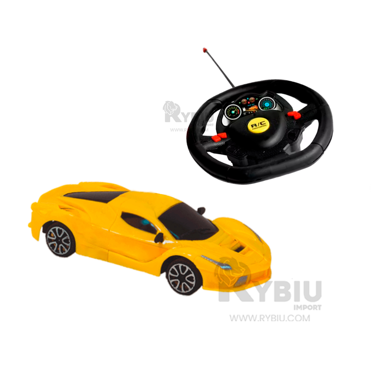 AUTO FACIL USO PARA NIÑOS AMARILLO Y+ENVOLTORIO DE REGALO - 3