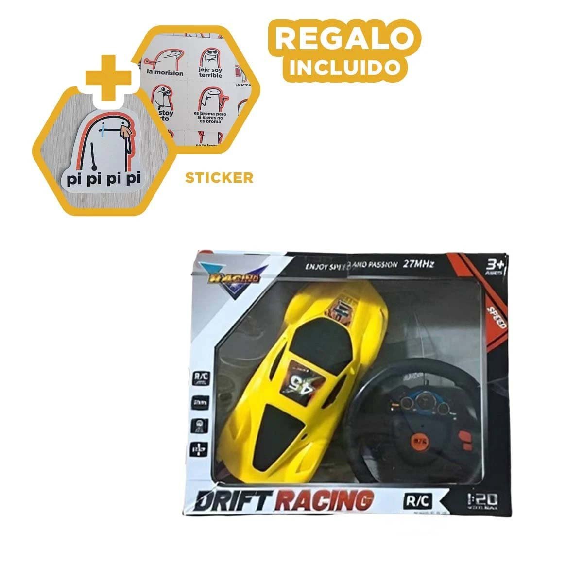RESISTENTE CONTROL REMOTO AMARILLO PARA CASA Y+REGALO STICKER - 1