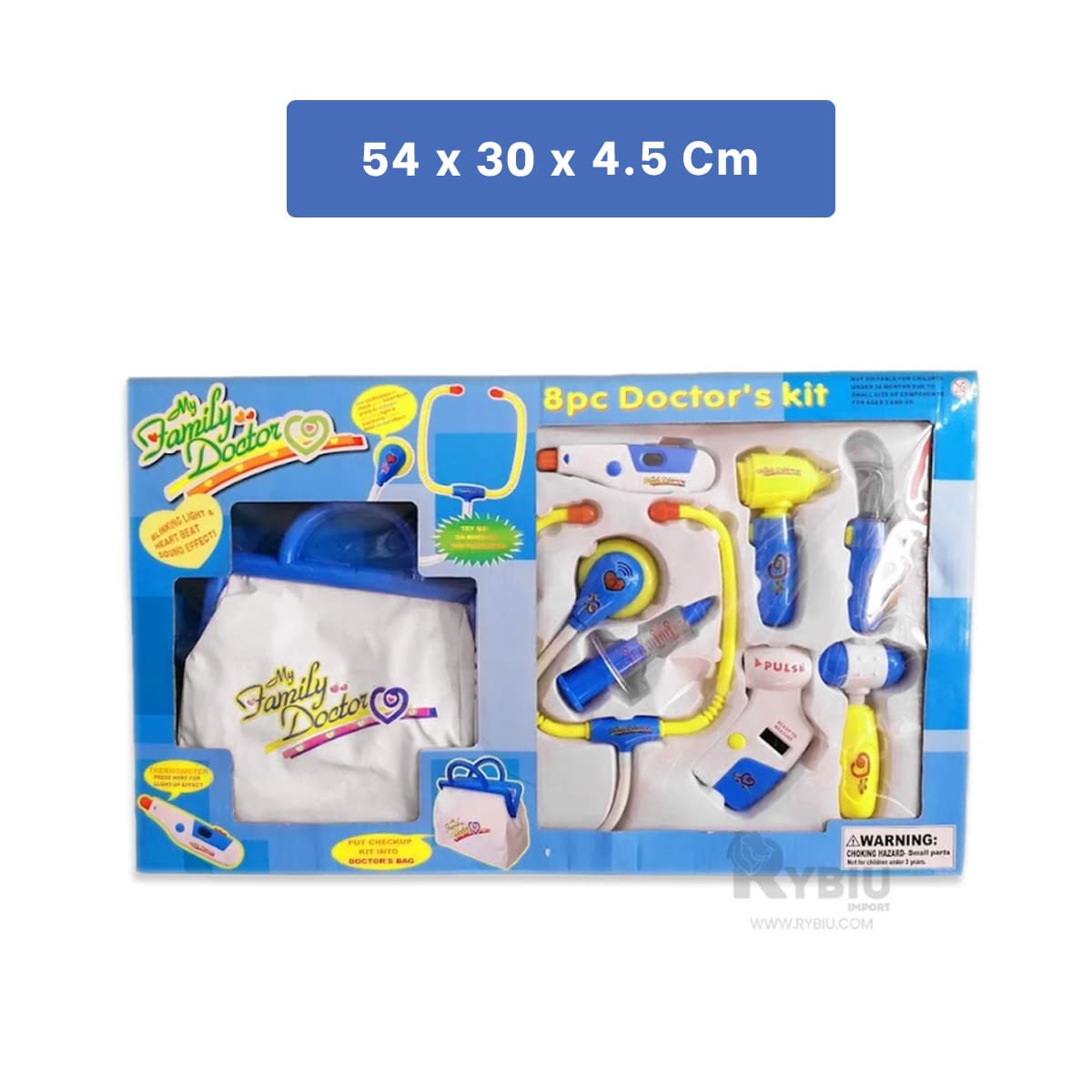 SET DE DIVERTIDO DE NIÑOS EN CAJA AZUL Y+PAPEL DE REGALO - 5