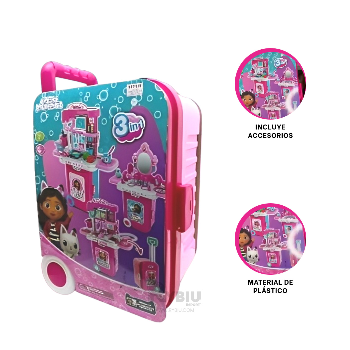 SET ATRACTIVO PARA NIÑAS MULTICOLOR Y+PAPEL DE REGALO - 3