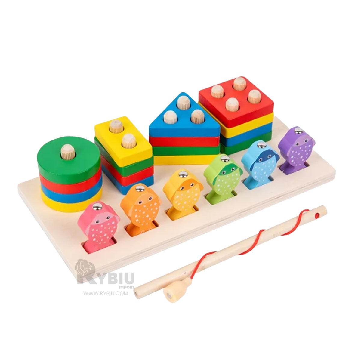 COLUMNAS DE COLORES CON ANIMALES MARINOS Y+PAPEL DE REGALO - 4