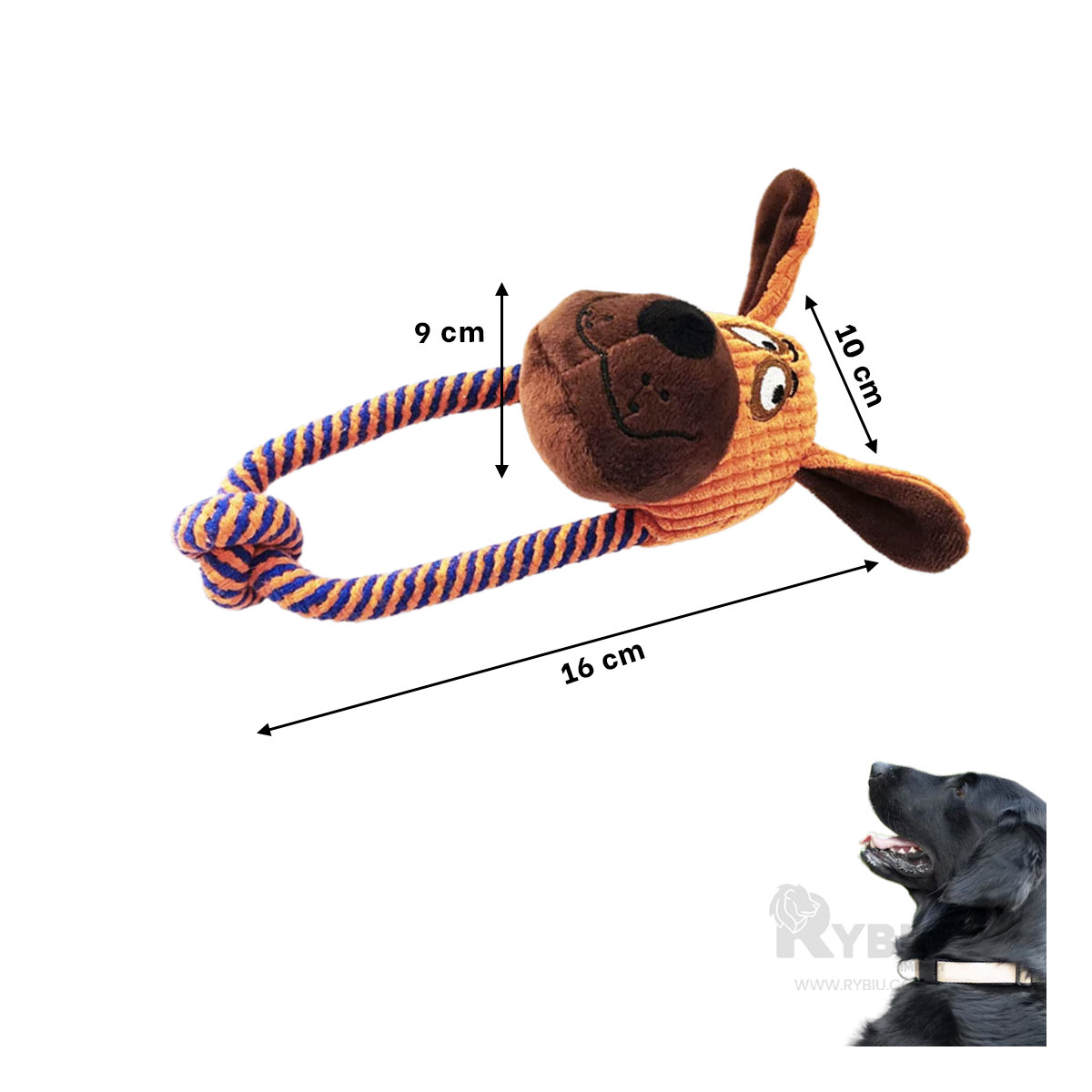 MUÑECO PERRO RYBIU MATERIAL DURABLE FELPA + AGENDITA - 5